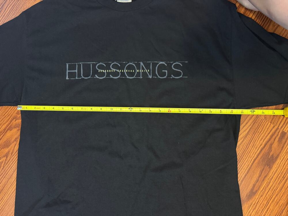 Vintage Hussong’s Ensenada Mexico T Shirt XL Black Y2K Cantina Bar Graphic Tee